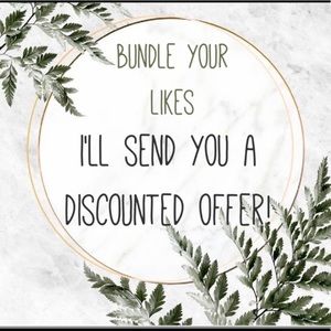 Bundle 2 or more items and save $